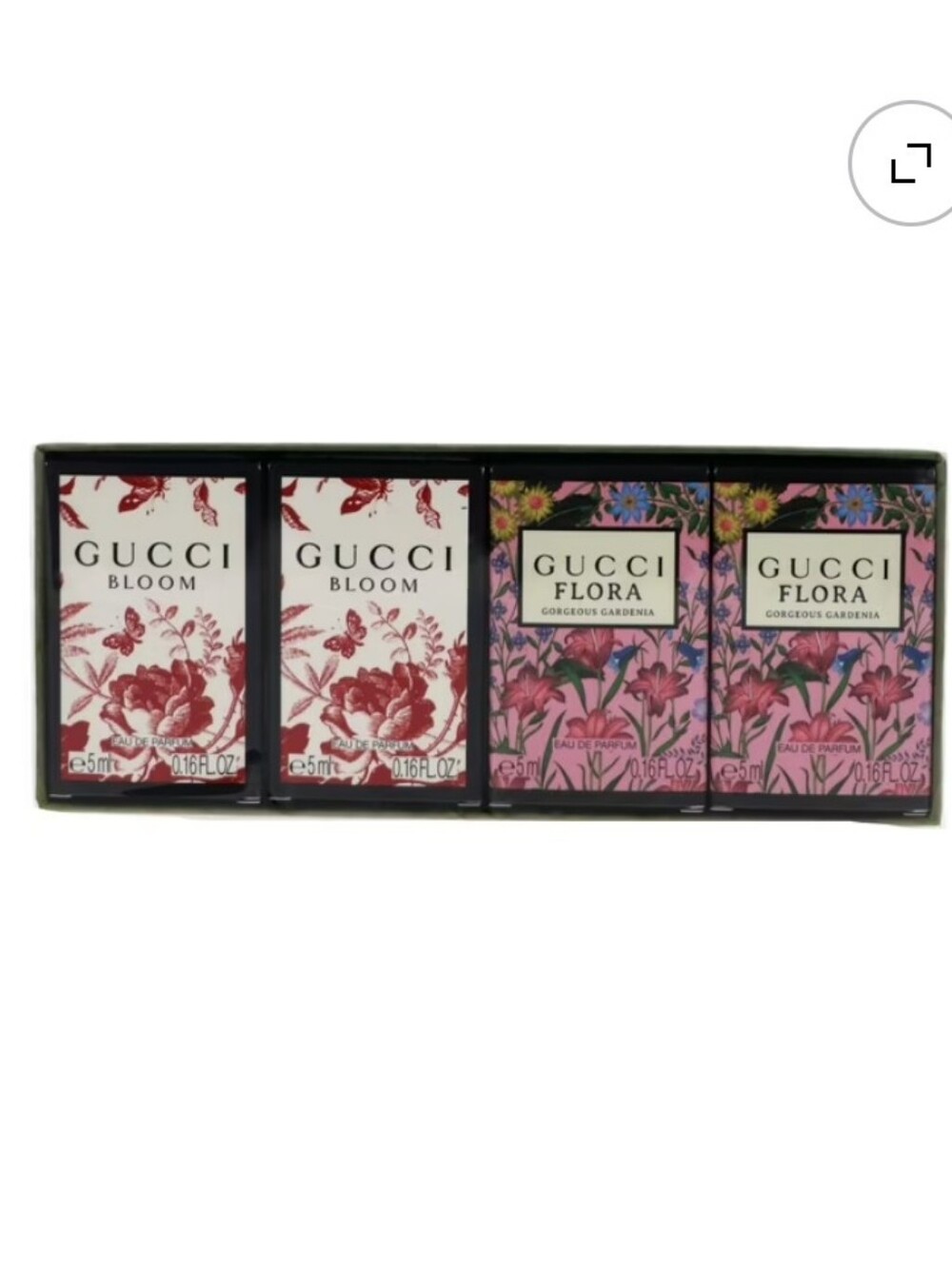 Gucci 4 Pack .16 Fl Oz Fragrance vials